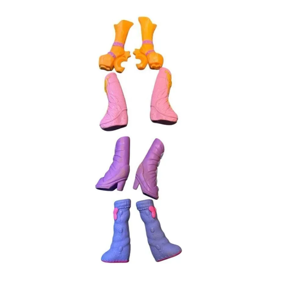 My Little Pony MLP Equestria Girls Doll Shoes Boots Lot of 4 Pairs